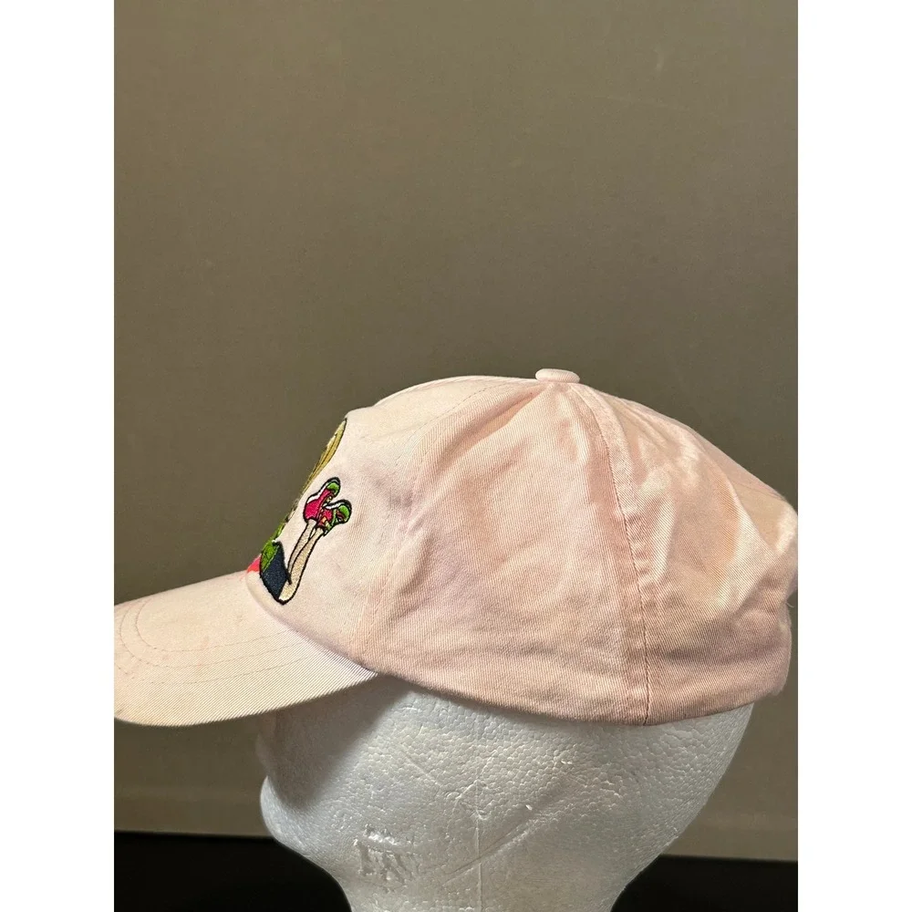 Vintage Polly Pocket Pink Baseball Cap Hat Y2K Embroidered Glitter Girls Kids‎